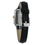 Justina Reloj 21992N con correa de piel negra