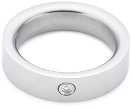 Morellato Anillo Plateado de Acero Tamaño 16