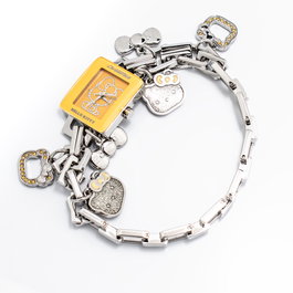 Chronotech Reloj CT6323L-10M Hello Kitty Esfera Naranja