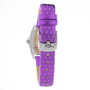Chronotech Reloj CT7094SS-43 para mujer con correa lila
