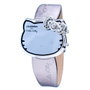 Chronotech CT7104L-22 con correa de piel plateada