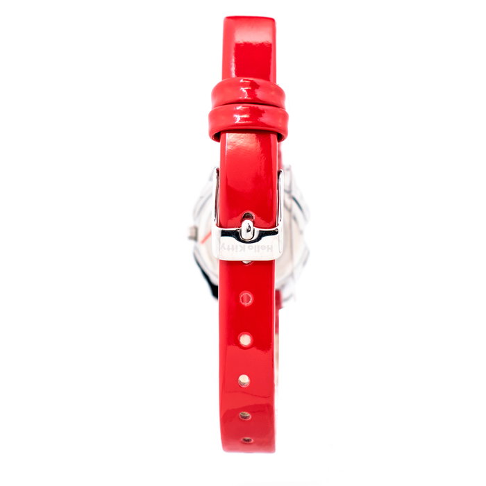 Hello Kitty Reloj HK7129L-04 con correa de piel roja