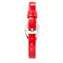 Hello Kitty Reloj HK7129L-04 con correa de piel roja