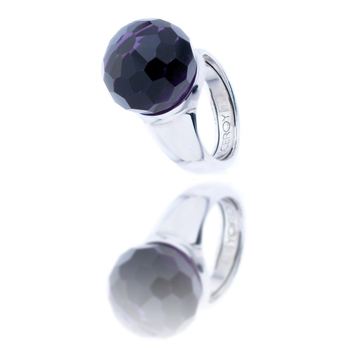 Viceroy Anillo de Plata de Ley Plateado Ajustable
