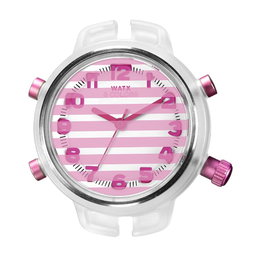 Watxandco RWA1558 Reloj Analógico de Mujer con Esfera Rosa