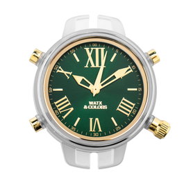 Watxandco RWA4047 Reloj para mujer con esfera verde