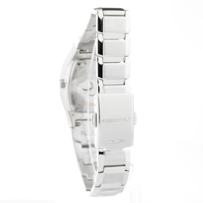 Chronotech CT6281L-12M Reloj Unisex Plateado