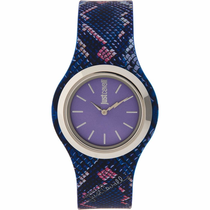 Just Cavalli JCW1L019P03 con doble correa morada Just Cavalli JCW1L019P03 con doble correa morada