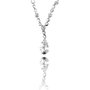 GC Colgante Teardrop with Bezel Set CZ Crystal en Plata de Ley
