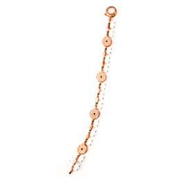 GC Pulsera de eslabones de cerámica y plata de ley CWB10901