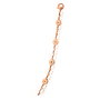 GC Pulsera de eslabones de cerámica y plata de ley CWB10901