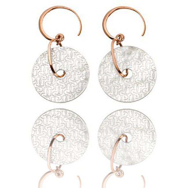 GC Pendientes de Plata de Ley Rose Gold / Blanco CWE10903 GC Pendientes de Plata de Ley Rose Gold / Blanco CWE10903