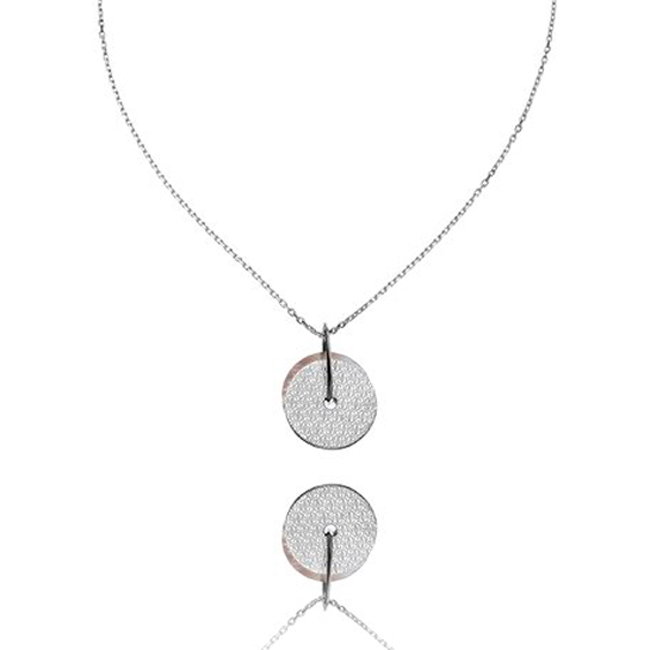 GC Colgante de Plata de Ley con Gray Mop CWN90704