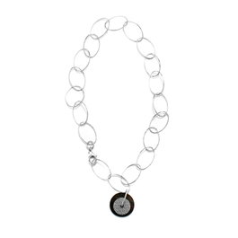 GC Colgante de Plata de Ley y Madreperla Plateado CWN90714