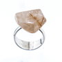 GC Anillo de Plata de Ley con Cuarzo Rutilado Talla 54