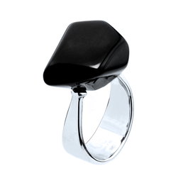 GC Anillo de Plata de Ley con Ónix Talla 54