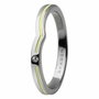 Skagen JRSY018SS8 Anillo de Acero Plateado Tamaño 17