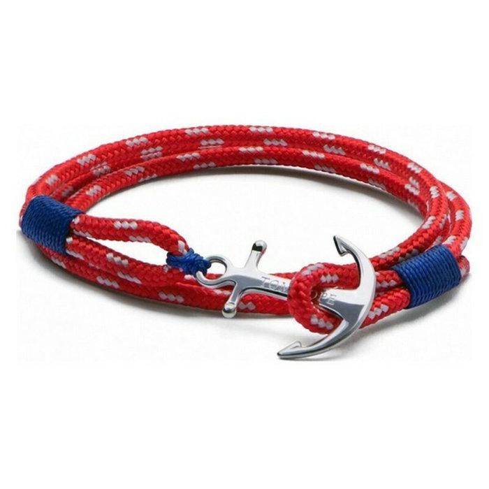 Tom Hope Pulsera Arctic 3 Doppio Giro Total Rosso Misura XS