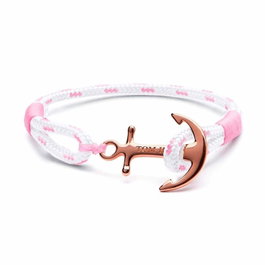 Tom Hope Pulsera Pearl Pink One Bianco e Rosa Misura M