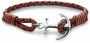 Tom Hope Pulsera TM0220 de Piel y Plata de Ley