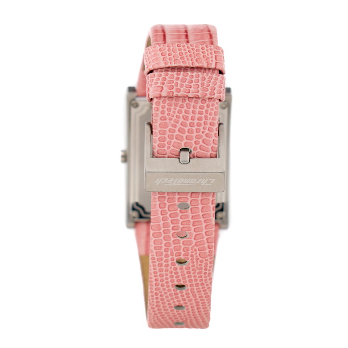 Chronotech Reloj CT7880L-07 con correa de piel rosa