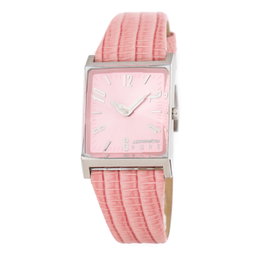 Chronotech Reloj CT7880L-07 con correa de piel rosa