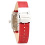 Chronotech Reloj CT7274M-01 con correa de piel roja