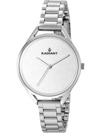 Radiant RA432205 Starlight 34mm con esfera blanca y correa plateada/gris