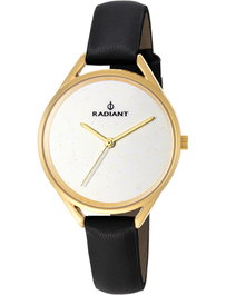 Radiant RA432601 Starlight 34mm con esfera blanca y correa de piel