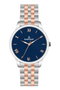 Radiant Reloj Milano RA441202 con esfera azul y correa bicolor
