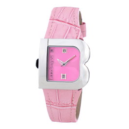 Laura Biagiotti Reloj LB0001L-03 con correa de piel rosa