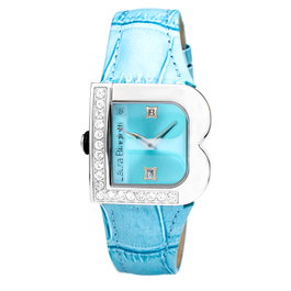 Laura Biagiotti Reloj LB0001L-04Z para Mujer con Correa Azul
