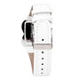 Laura Biagiotti Reloj LB0001L-07 para mujer con correa blanca