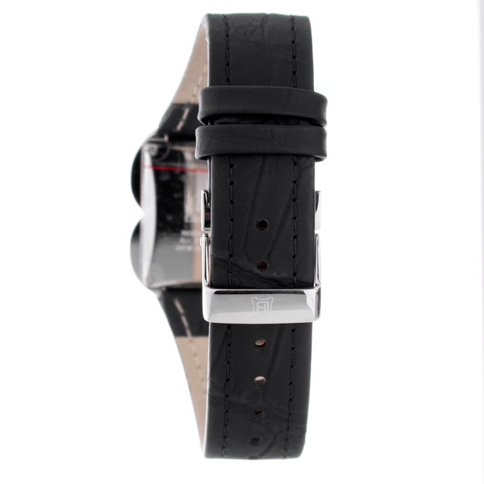 Laura Biagiotti Reloj LB0037L-01 para Mujer con Correa de Piel Negra