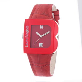 Laura Biagiotti LB0037L-03 con correa de piel roja