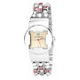 Laura Biagiotti LB0049L-03M Reloj Analógico Plateado con Esfera Beige