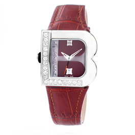 Laura Biagiotti Reloj LB0001L-10Z con correa de piel marrón