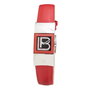 Laura Biagiotti LB0016S-02 con correa de piel roja