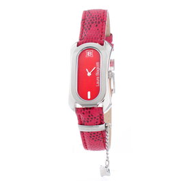 Laura Biagiotti Reloj LB0028L-03 con Correa de Piel Roja