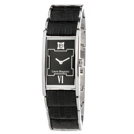 Laura Biagiotti Reloj LB0041L-01 para mujer con correa de piel y acero