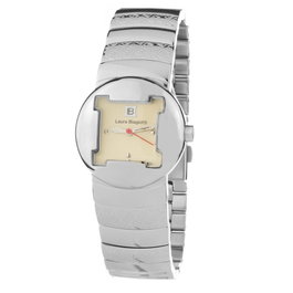 Laura Biagiotti LB0050L-03M Reloj Analógico Plateado con Esfera Beige