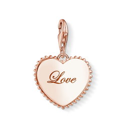 Thomas Sabo Joyería 1502-415-40 con Charm corazOn love y detalles en oro rosado