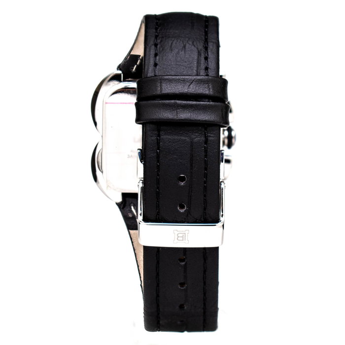 Laura Biagiotti LB0002-CN Reloj de Mujer con Correa de Piel Negra