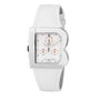 Laura Biagiotti Reloj LB0002L-B-2 con correa de piel blanca