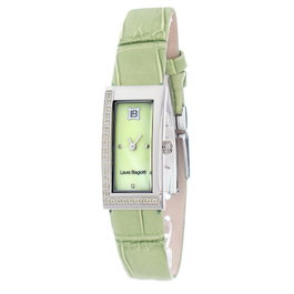 Laura Biagiotti Reloj LB0011S-04Z con correa de piel verde