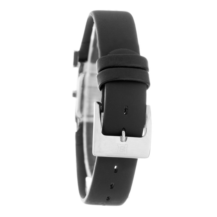 Laura Biagiotti Reloj LB0007L-SV con correa de caucho negra