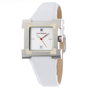 Laura Biagiotti Reloj LB0038L-02 con correa de piel blanca