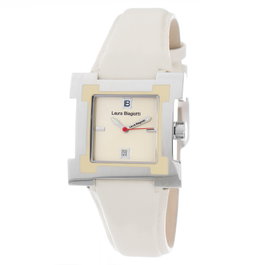 Laura Biagiotti Reloj LB0038L-05 con correa de piel beige