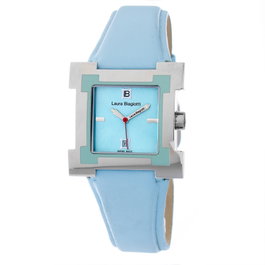 Laura Biagiotti Reloj LB0038L-AZ con correa de piel azul