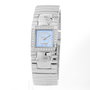 Laura Biagiotti LB0005L-AZ Reloj Analógico con Esfera Azul y Correa Plateada